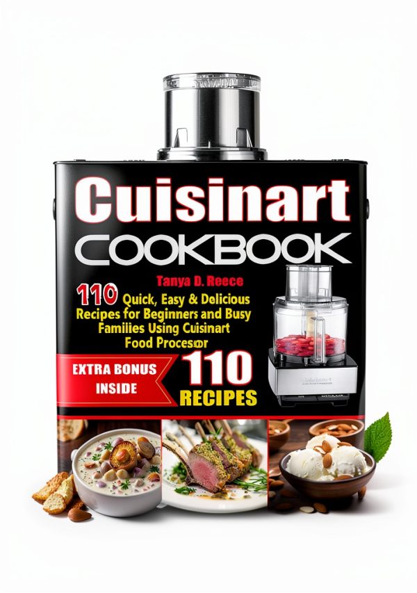 Food Processor Recipes Cookbook by Amazon 128 Page Soup Guide-0