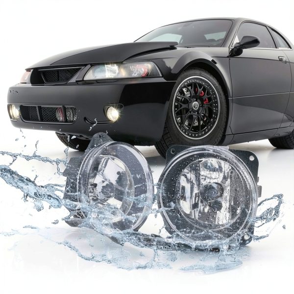 PIT66 Clear Fog Light Pair for 2003-2004 Ford Mustang Cobra – Halogen-4