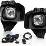 Fog Light PIT66 Clear Polycarbonate for 2011-2016 Ford F250 F350-0