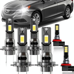 HUOKEDS Hyundai Sonata Dual Beam Fog Light Bulbs 300% Brighter 12V H71-0