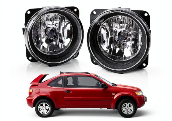 PIT66 Clear Fog Light Pair for 2003-2004 Ford Mustang Cobra – Halogen-1