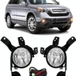 BONA Black Fog Light for 2007-2009 Honda CRV 55W Waterproof Front Lamp-0
