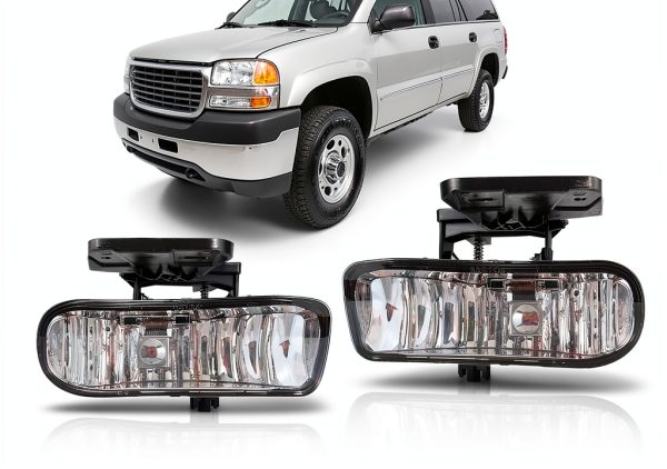 Fog Light Boxlight BONA-GC-055 for 1999-2006 GMC Sierra Yukon Halogen-0