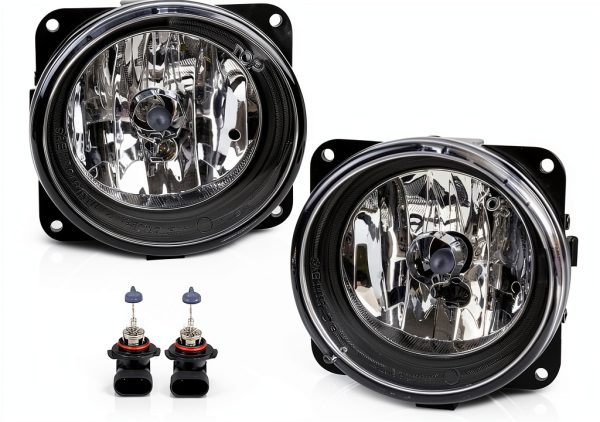 PIT66 Clear Fog Light Pair for 2003-2004 Ford Mustang Cobra – Halogen-0